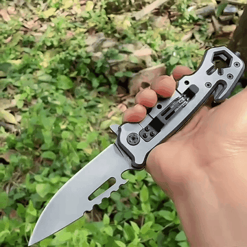 Apex Shatter: Stainless Steel Emergency Rescue Knife
