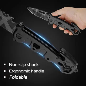 Apex Shatter: Stainless Steel Emergency Rescue Knife