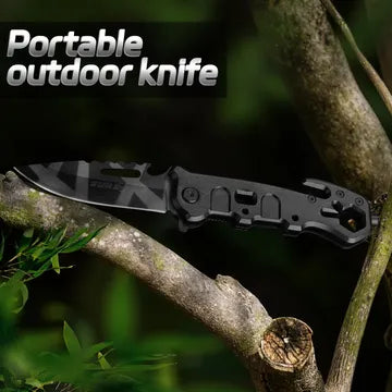 Apex Shatter: Stainless Steel Emergency Rescue Knife