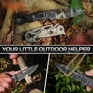 Apex Shatter: Stainless Steel Emergency Rescue Knife