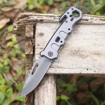 Apex Shatter: Stainless Steel Emergency Rescue Knife