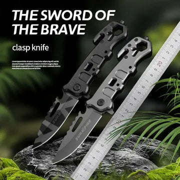 Apex Shatter: Stainless Steel Emergency Rescue Knife