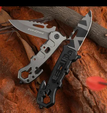 Apex Shatter: Stainless Steel Emergency Rescue Knife