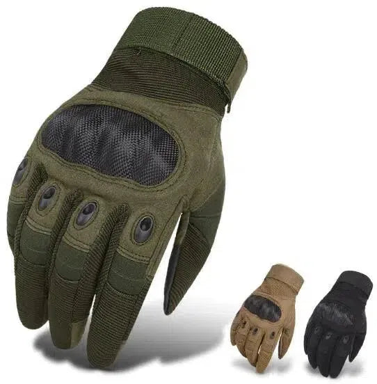 B8 Touch Screen Anti-Skid Hard Knuckle Full Finger Tactical Gloves