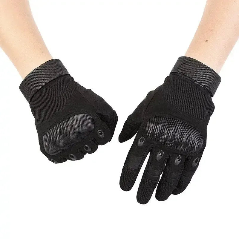 B8 Touch Screen Anti-Skid Hard Knuckle Full Finger Tactical Gloves