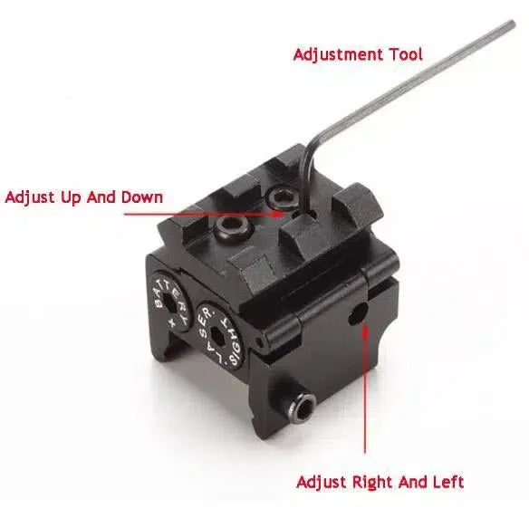 JG11 Mini Red Dot Laser Sight with Rail Mount