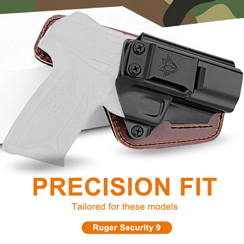 Ruger Security-9 Kydex Quick Draw Hybrid Leather IWB Holster