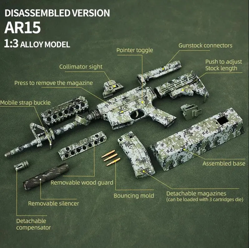 Triggertoy AR-15 Jungle Camouflage Miniature Gun