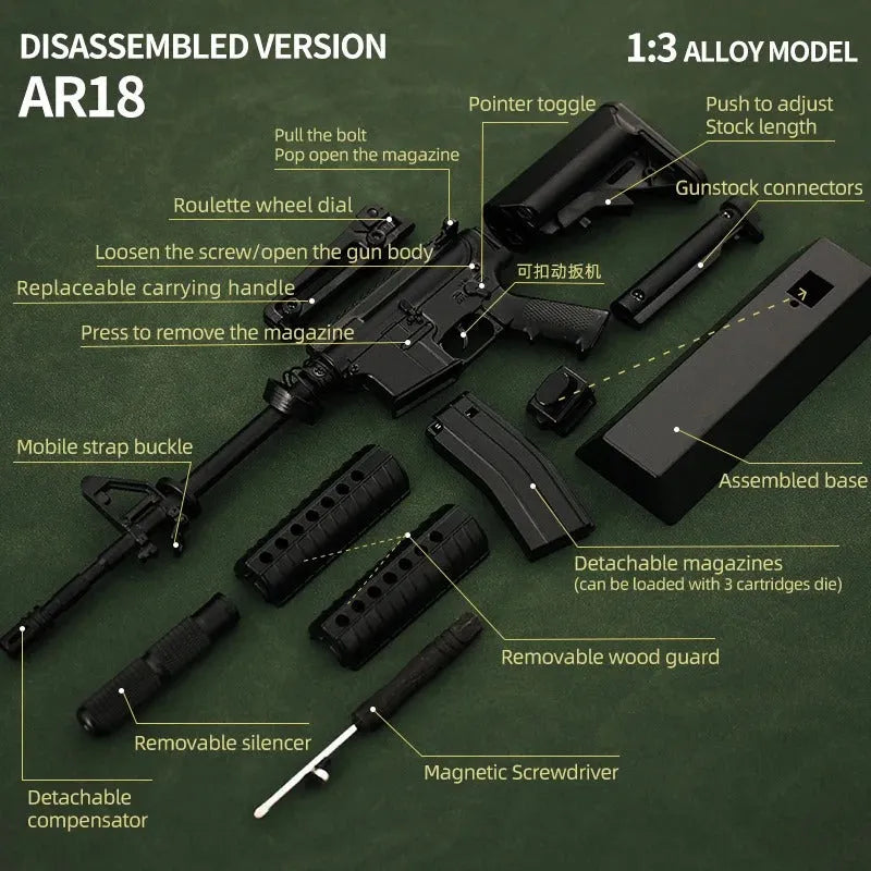 Triggertoy AR-18 Black Miniature Gun
