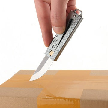 Gravity Flick – Tactical D2 Steel EDC Knife with Aluminum Handle