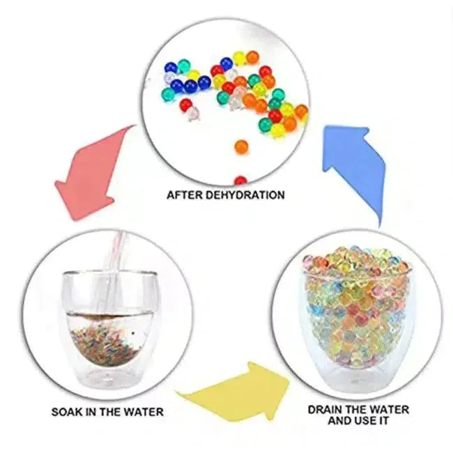 10000PCS 7-8mm/9-11mm/11-13mm Gel Balls