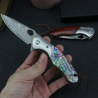 Shellshade Swoop: VG10 Stainless Steel Pocket Hunting Knife