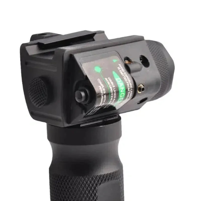 3-In-1 Tactical Metal Flashlight Foregrip with Red or Green Dot Laser