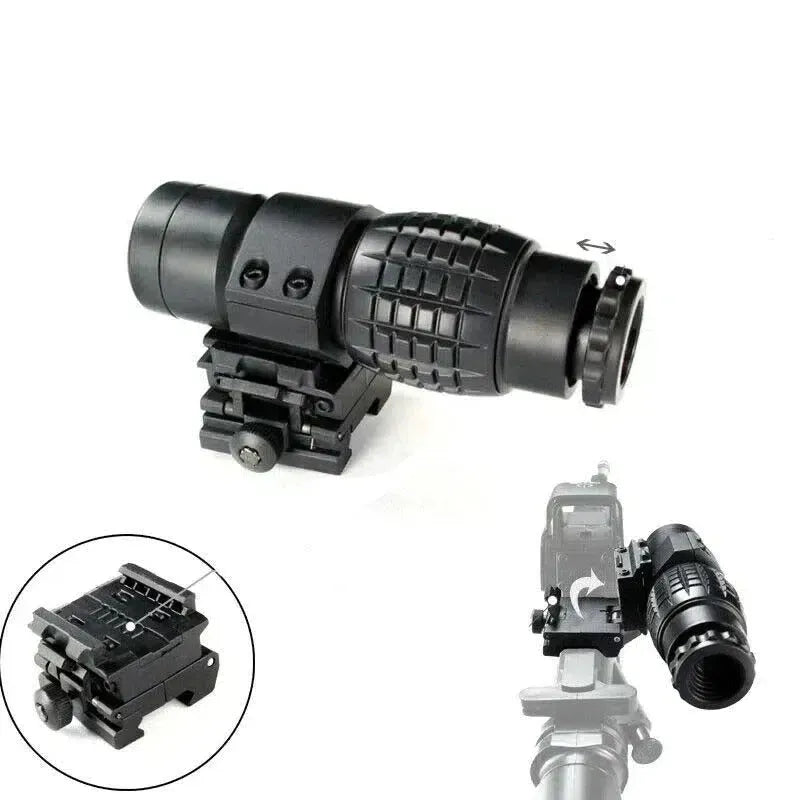 3x Magnifier Adjustable Flip Up Scope