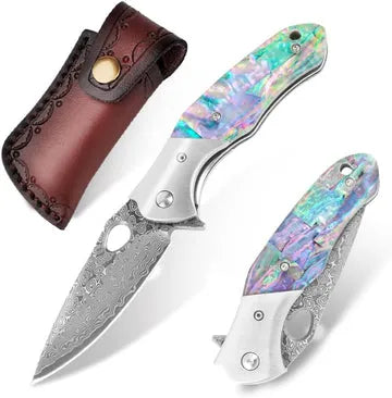 Shellshade Swoop: VG10 Stainless Steel Pocket Hunting Knife