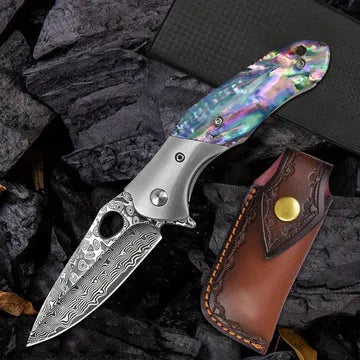 Shellshade Swoop: VG10 Stainless Steel Pocket Hunting Knife