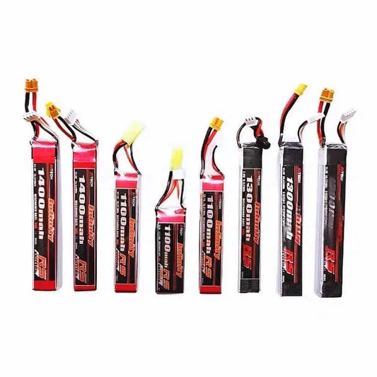 Ahtech Infinity XT30 SM Tamiya Plug 2-3S LiPo Battery 7.4v 11.1v