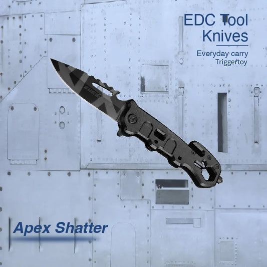 Apex Shatter: Stainless Steel Emergency Rescue Knife