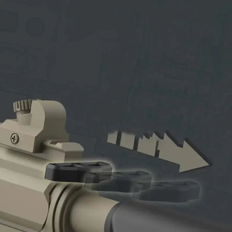 TriggerToy Belt-Fed Gatling Foam Blaster