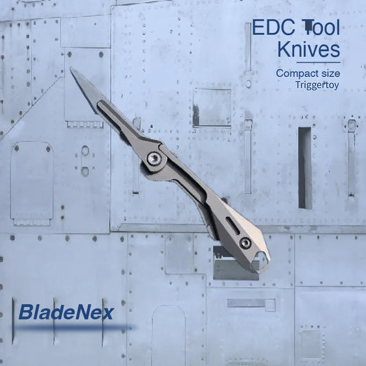 BladeNex: Titanium Micro Folding Scalpel Knife for EDC
