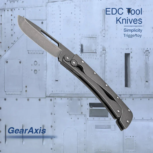 GearAxis: Outdoor Folding Pocket Knife