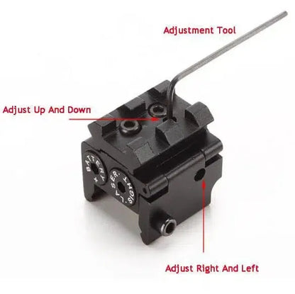 JG11 Mini Red Dot Laser Sight with Rail Mount