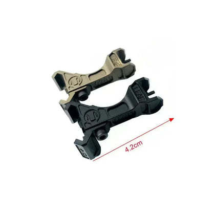 LEAF PEQ15 CNC Rail Mount Flip Back Up Sight