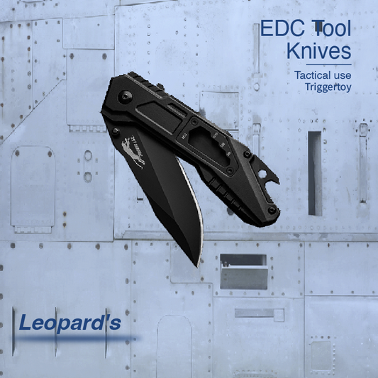 Leopard's Edge: Stainless Steel Multipurpose Pocket Knife