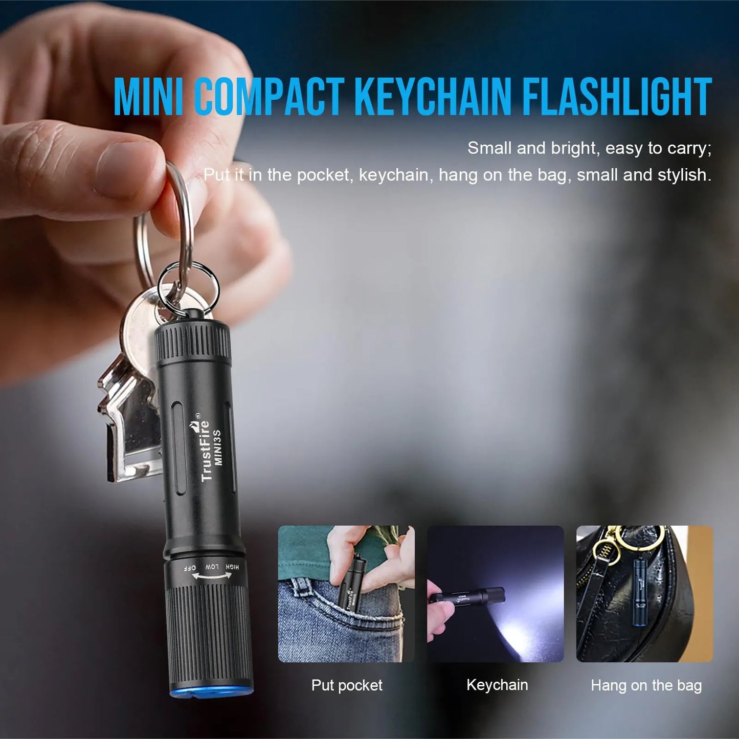 MINI2 220 Lumens Keychain EDC Flashlights