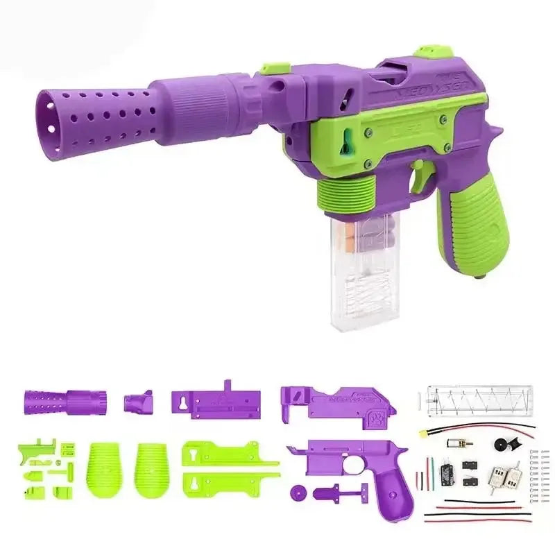 Triggertoy Full Auto 3D Print Flywheel Foam Blaster