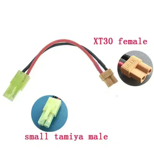 SM / XT30 / Mini Tamiya / T Plug Female/Male Connector Adapter 2pcs