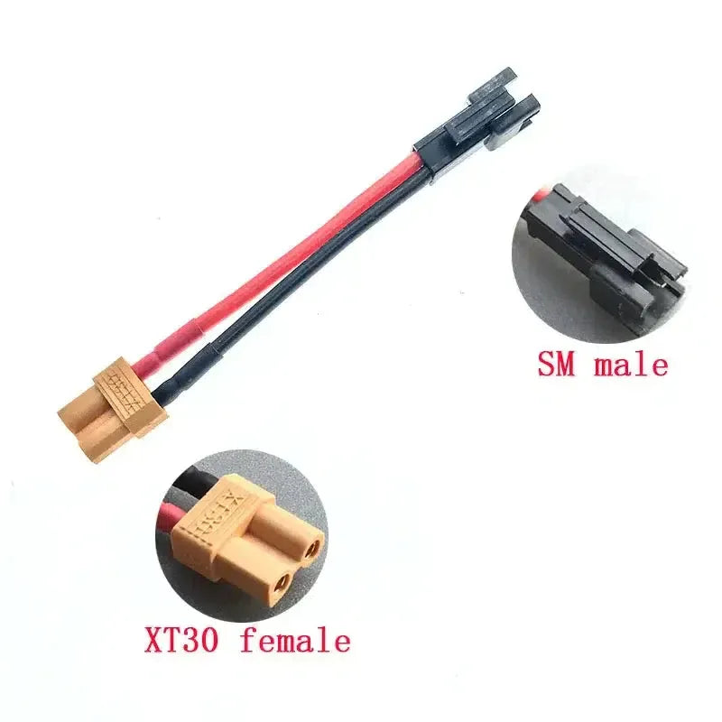 SM / XT30 / Mini Tamiya / T Plug Female/Male Connector Adapter 2pcs