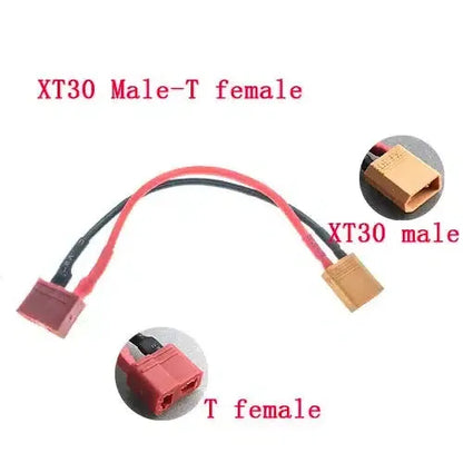 SM / XT30 / Mini Tamiya / T Plug Female/Male Connector Adapter 2pcs
