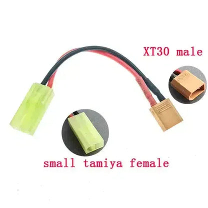 SM / XT30 / Mini Tamiya / T Plug Female/Male Connector Adapter 2pcs