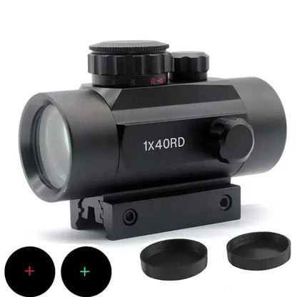 Tactical 1x40RD Red Green Dot/Cross Optical Sight