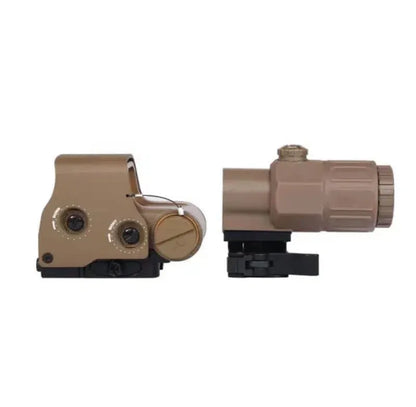Tactical G33 3X Magnifier + 558 Red Dot Sight Set