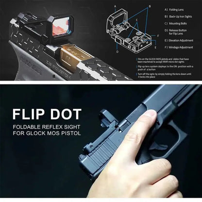 Tactical VISM Flip Up Red Dot Reflex Sight