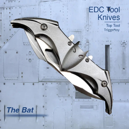 The Bat: 3cr13 Stainless Steel Double-sided Folding Knife