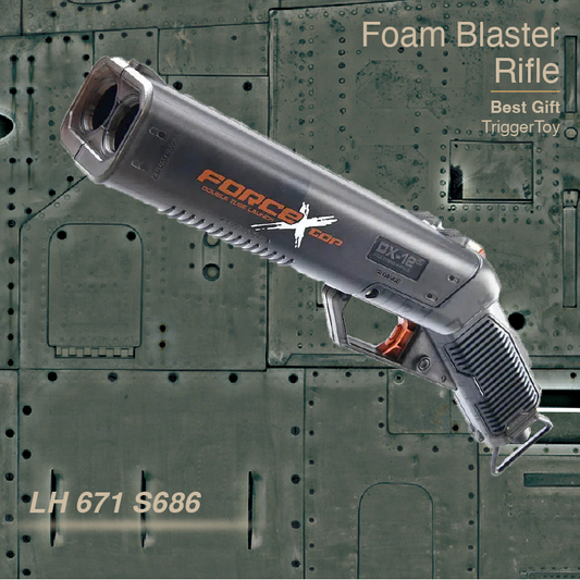TriggerToy LH 671 DX-12 Punisher Double Barrel Foam Blaster