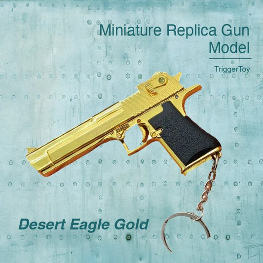 Triggertoy Desert Eagle Gold Miniature Gun