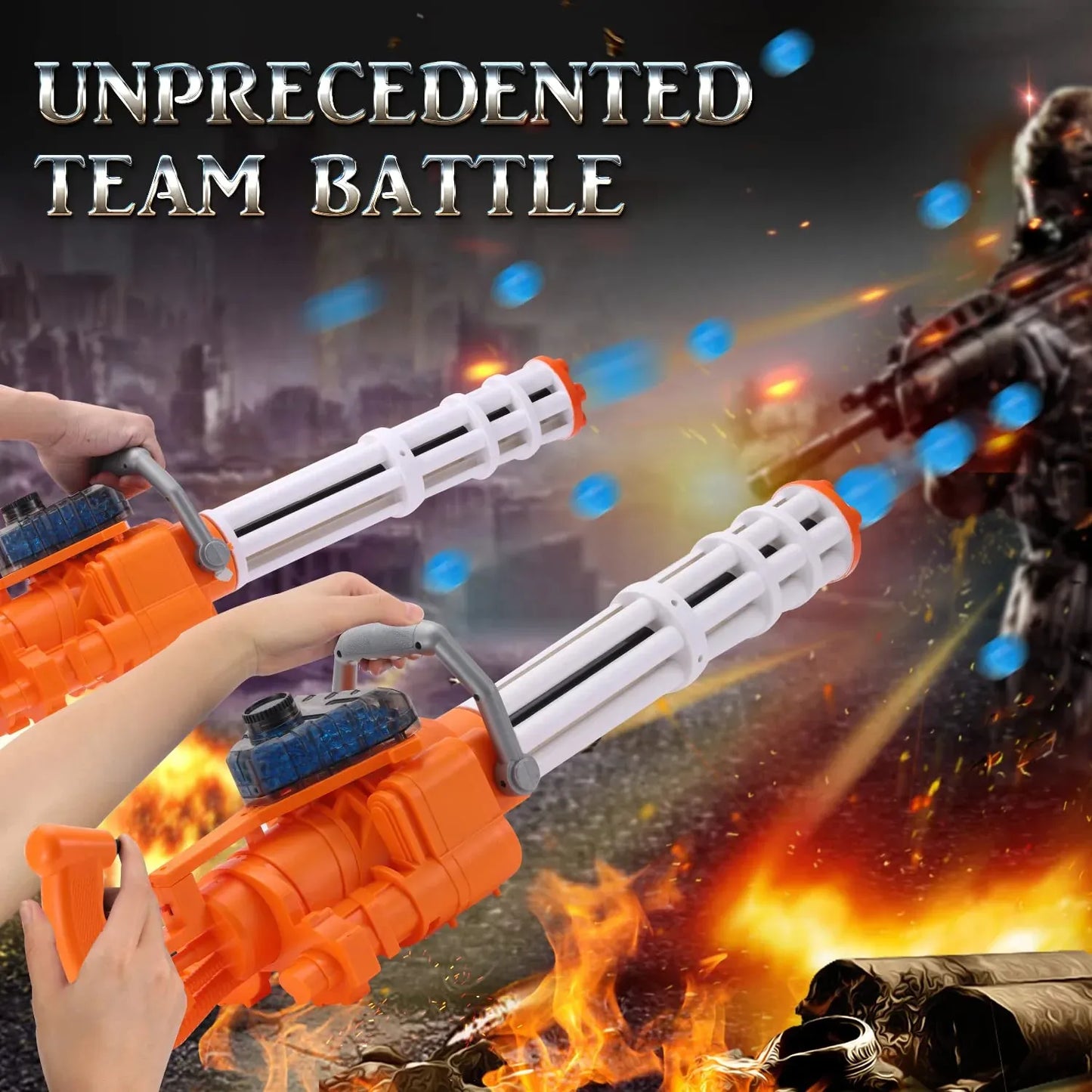 TriggerToy Auto Gatling Gel Blaster